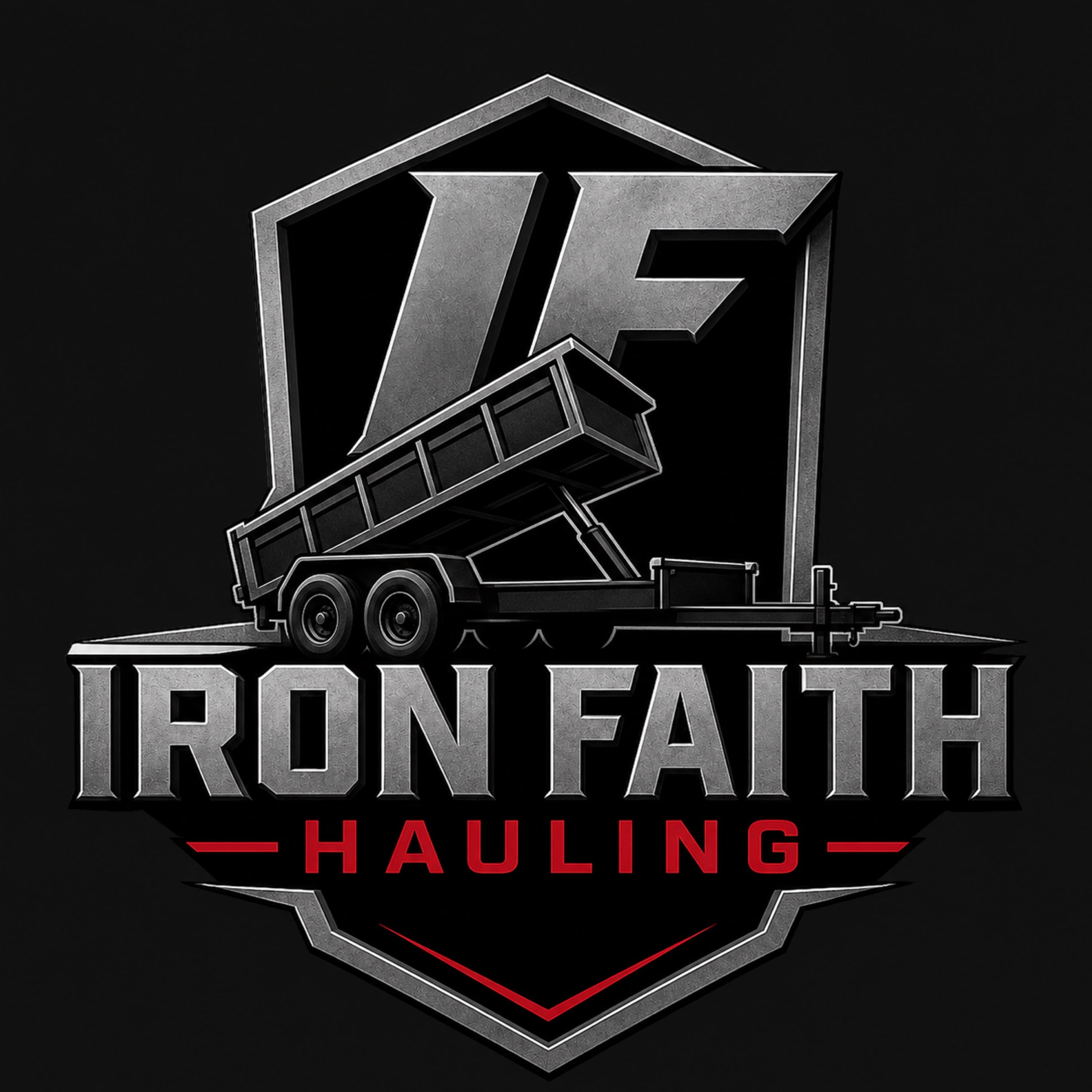 Iron Faith Hauling Logo