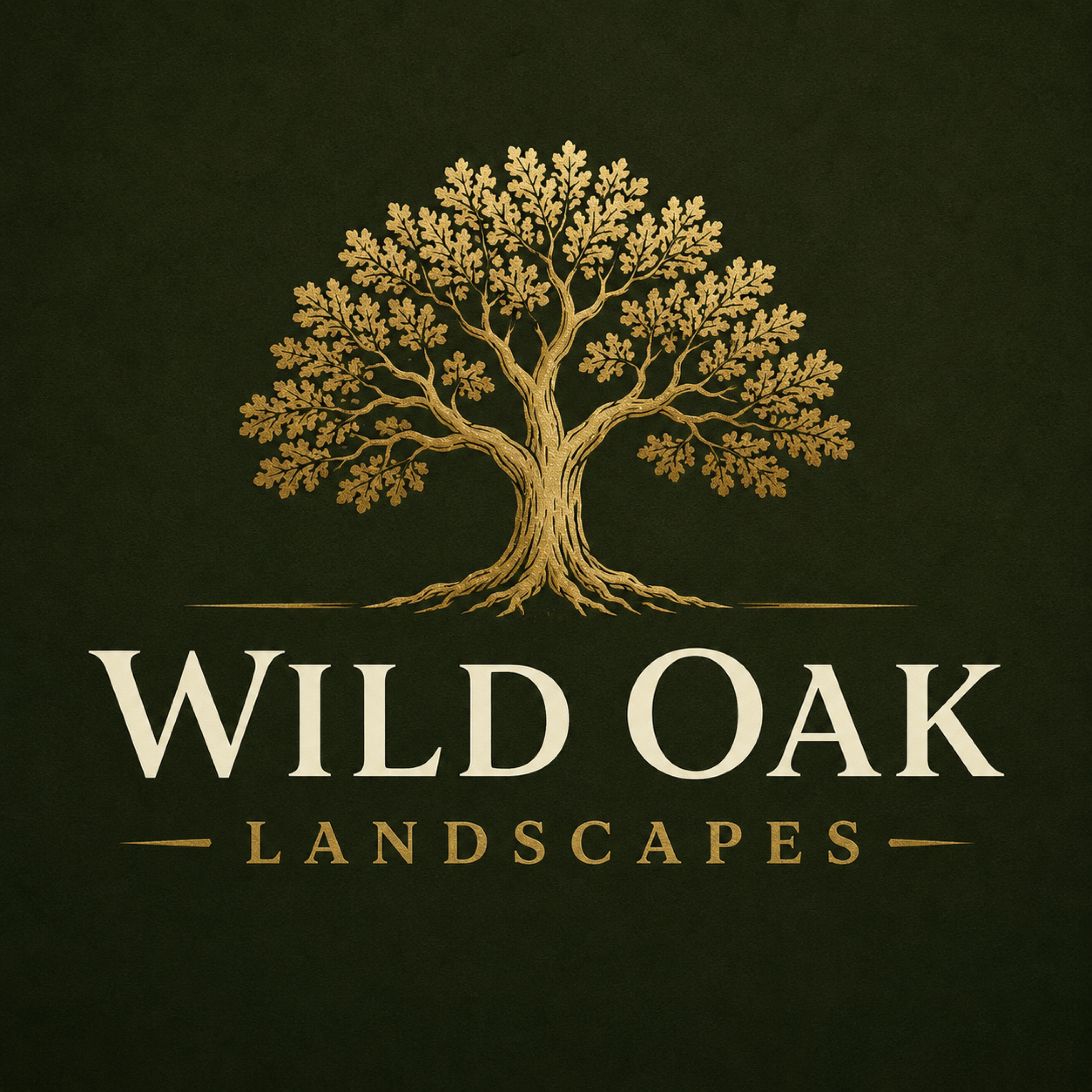 Wild Oak Landscaping Logo