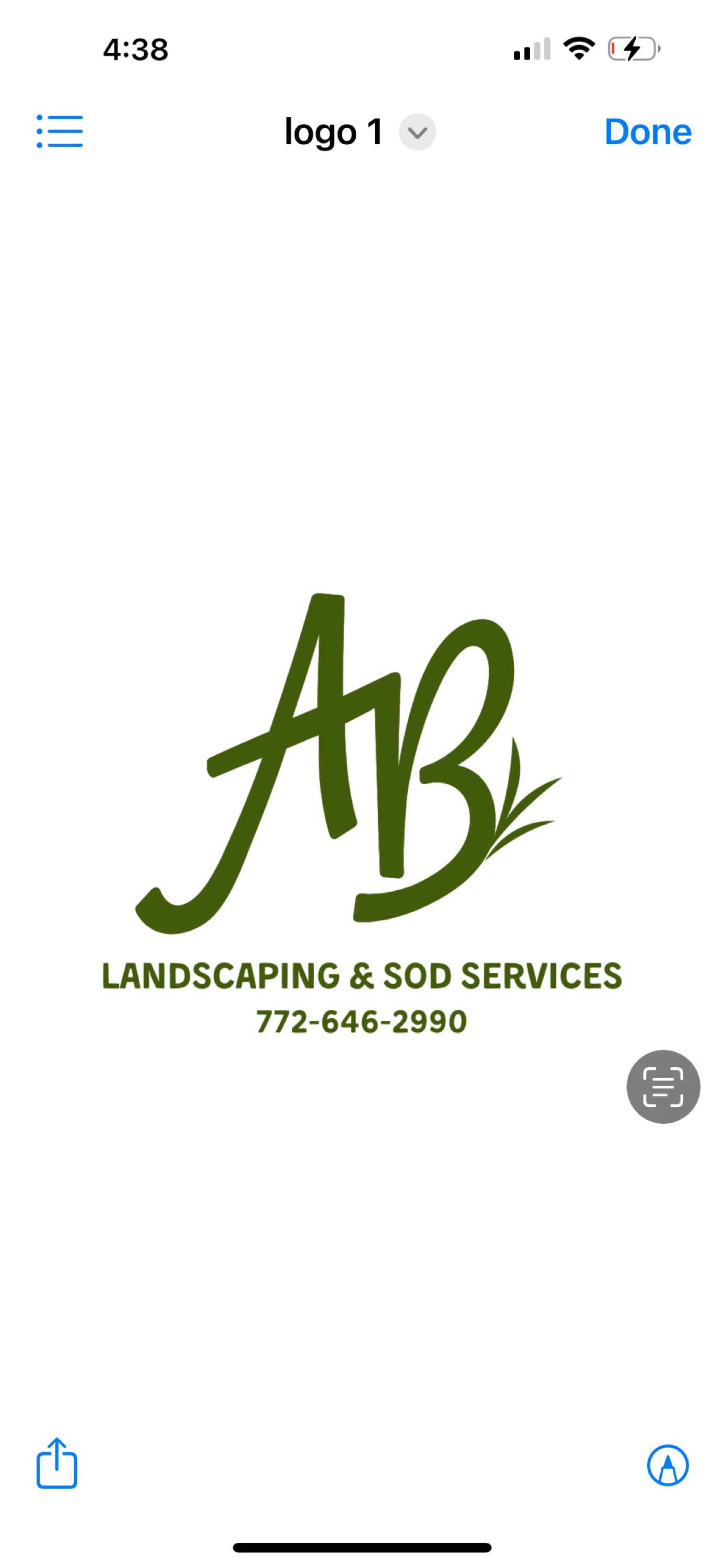 A&B Landscaping and Sod Services LLC Logo