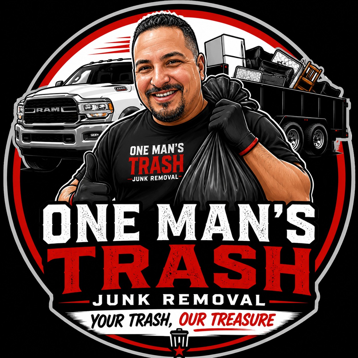 One Mans Trash Junk & Hauling LLC Logo
