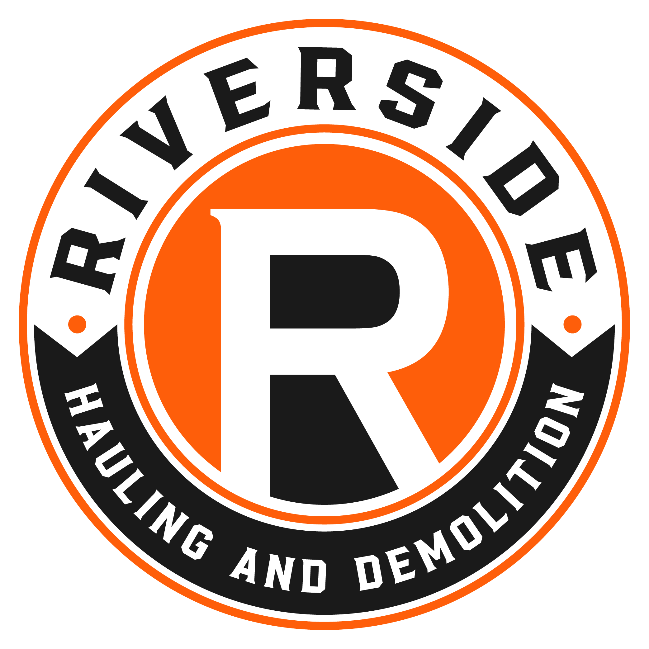 RIVERSIDE HAULING AND DEMOLITION Logo