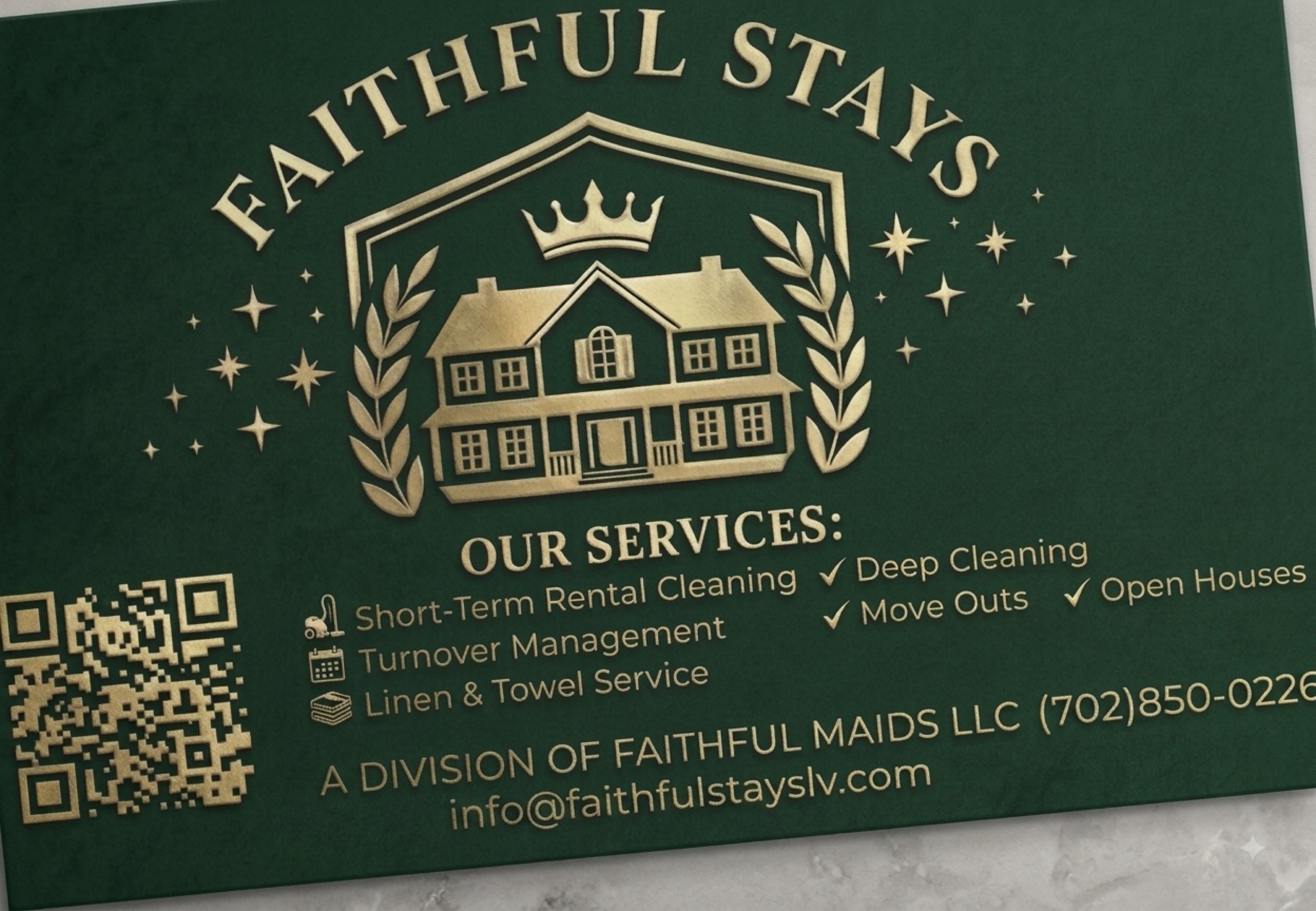Faithful Maids LLC | FaithfulStays Logo