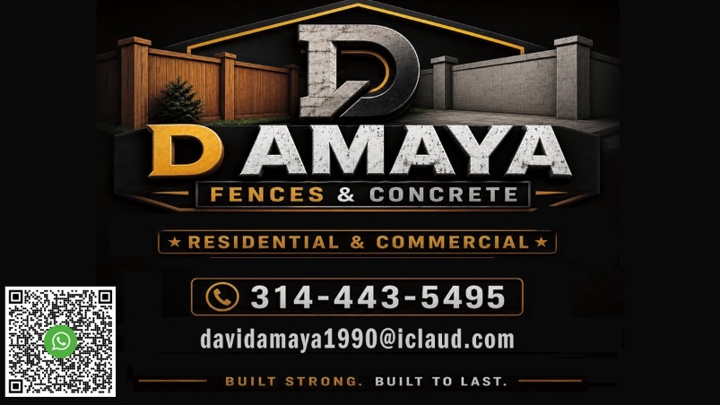 D Amaya Fences & Concrete Logo