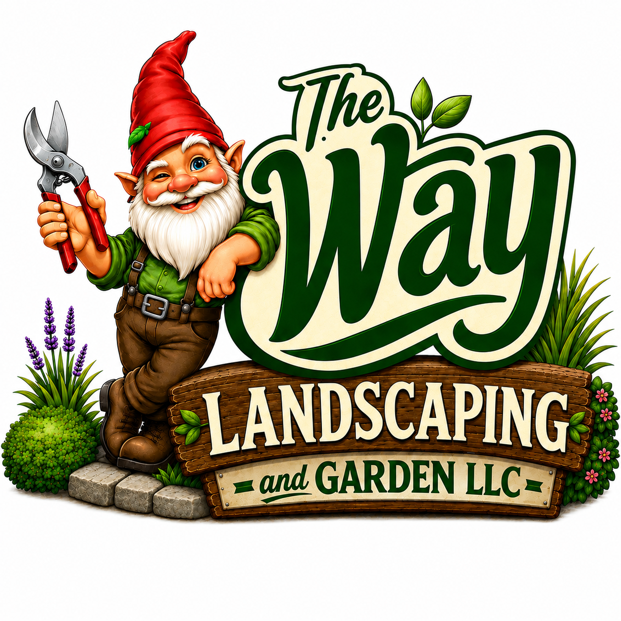 The Way Landscaping and Garden LLC Logo
