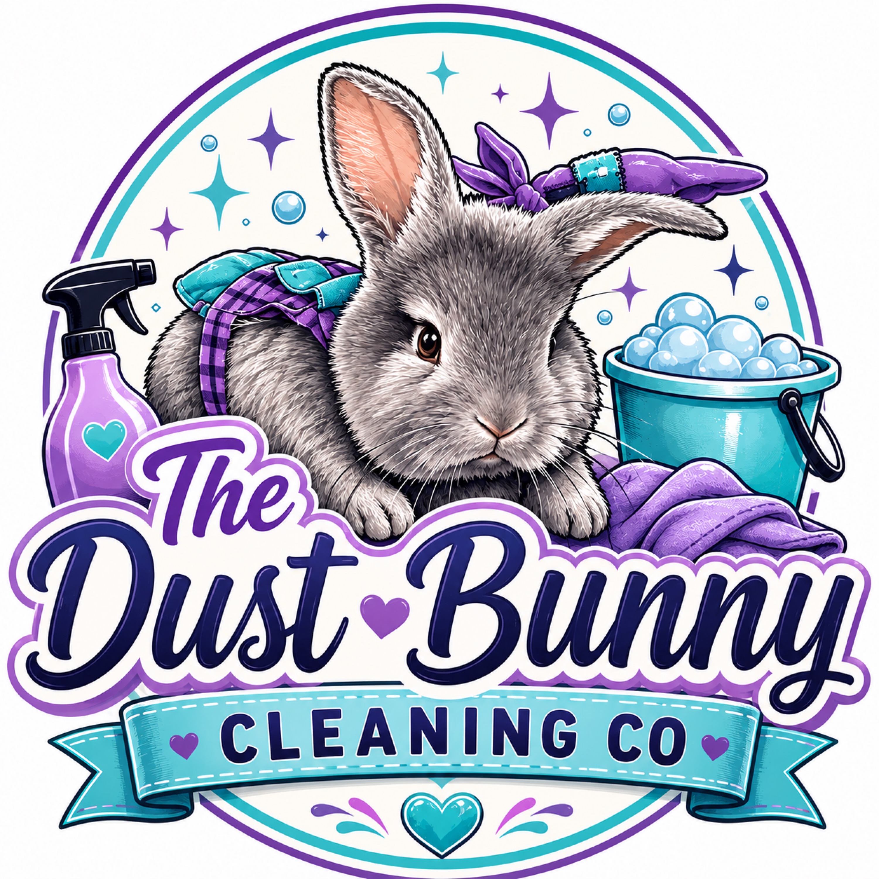The Dust Bunny Cleaning Co. Logo