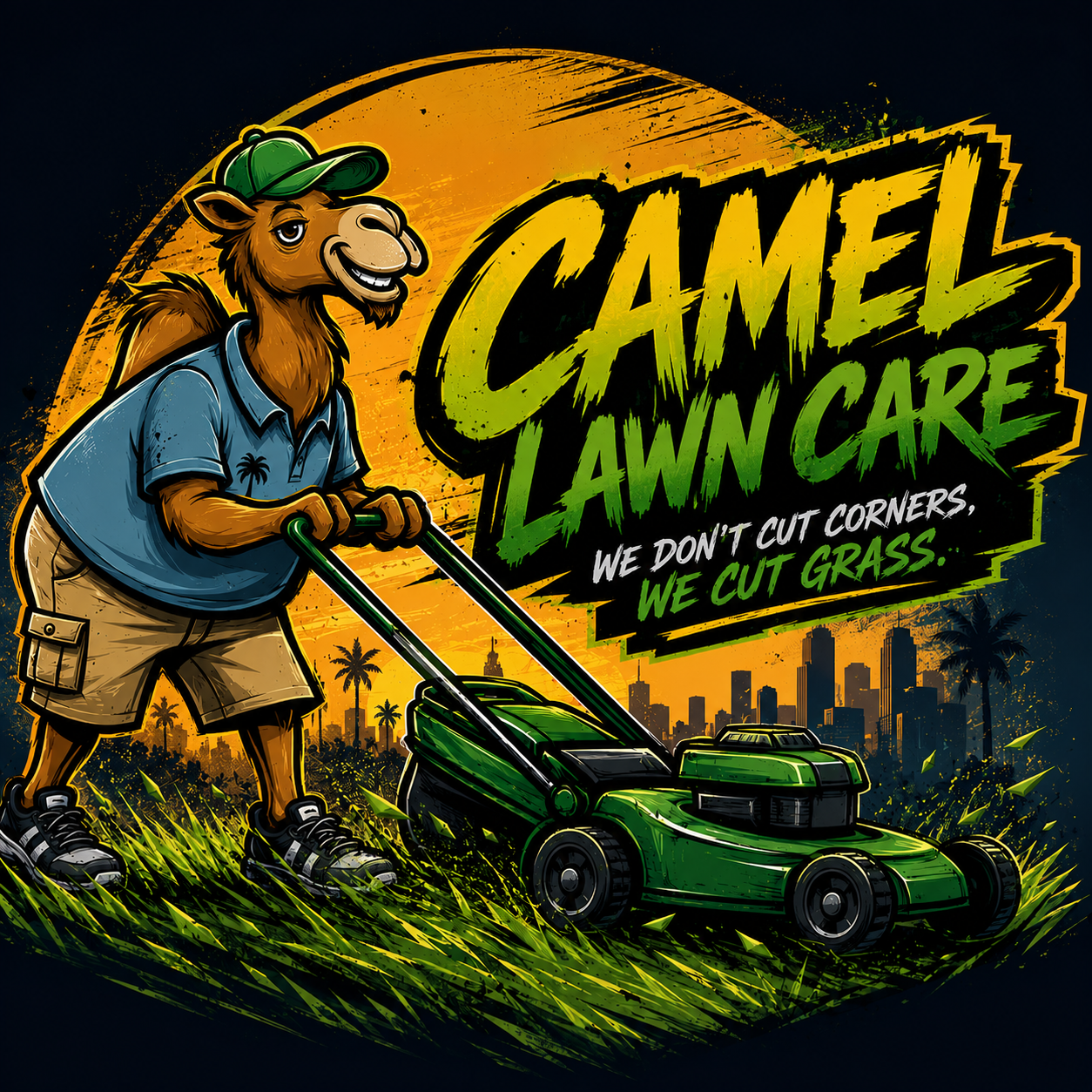 Camel Lawn Care Logo