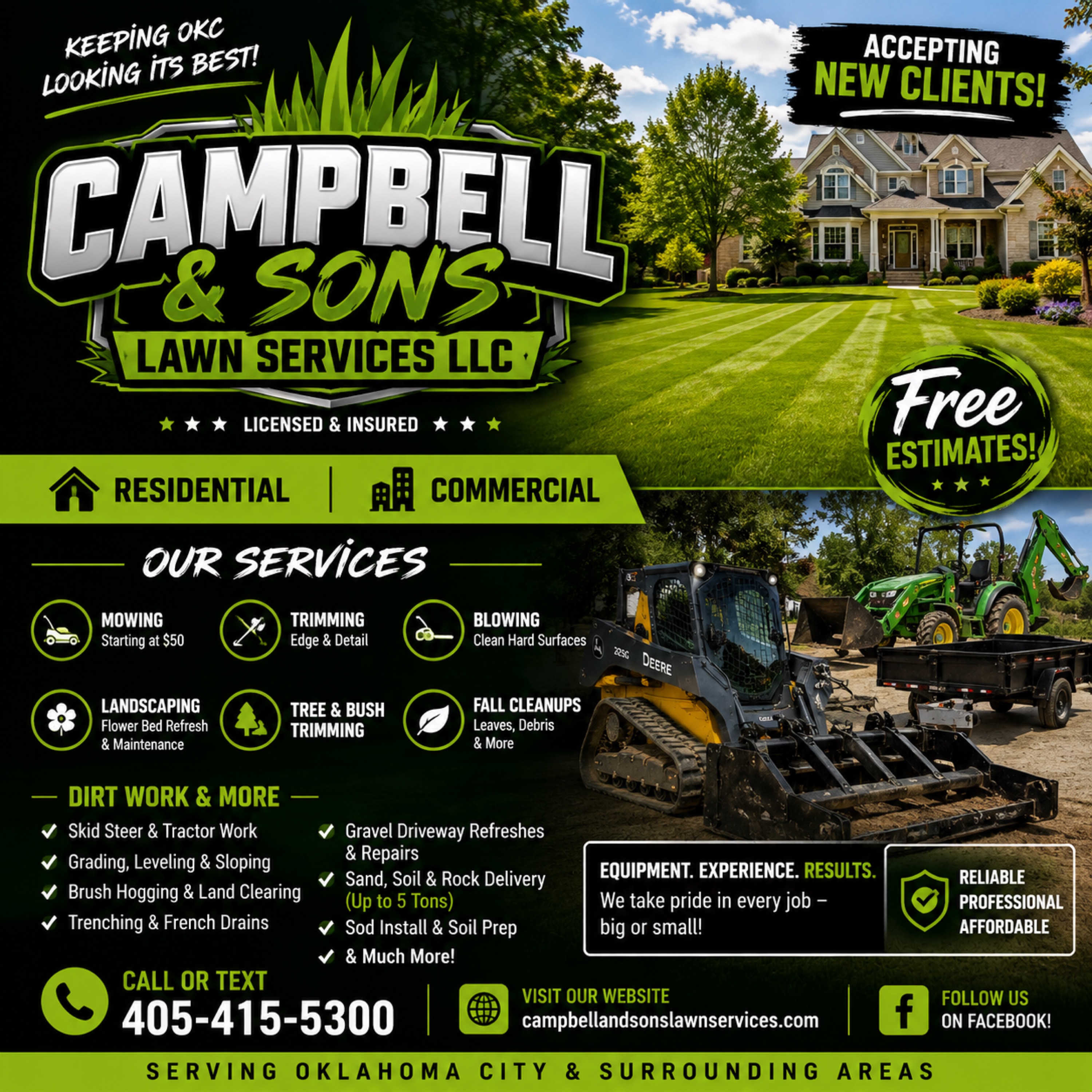 Campbell & Sons Lawn Services, LLC Logo