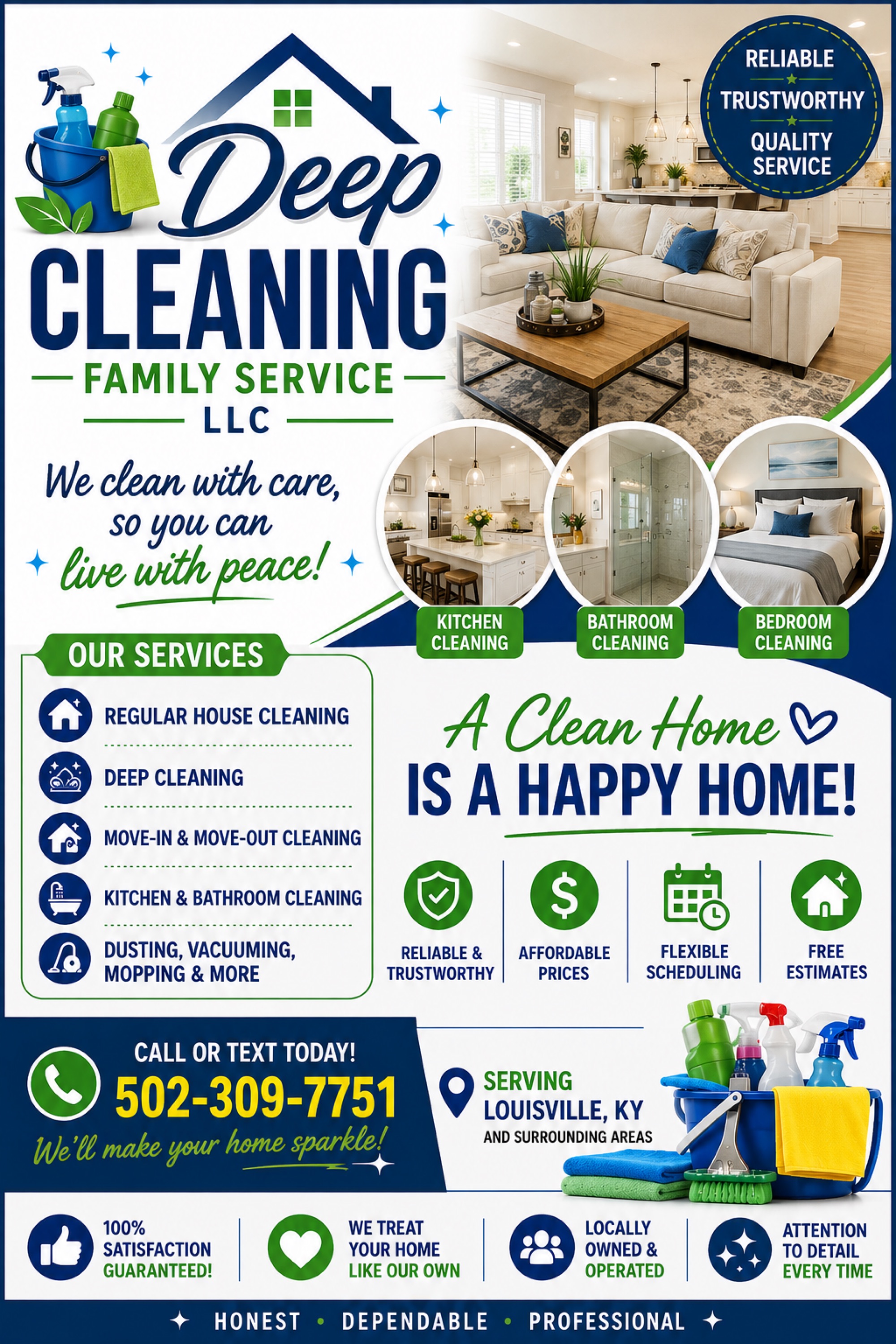 DEEP CLEANING FAMILY SERVICE LLC Logo
