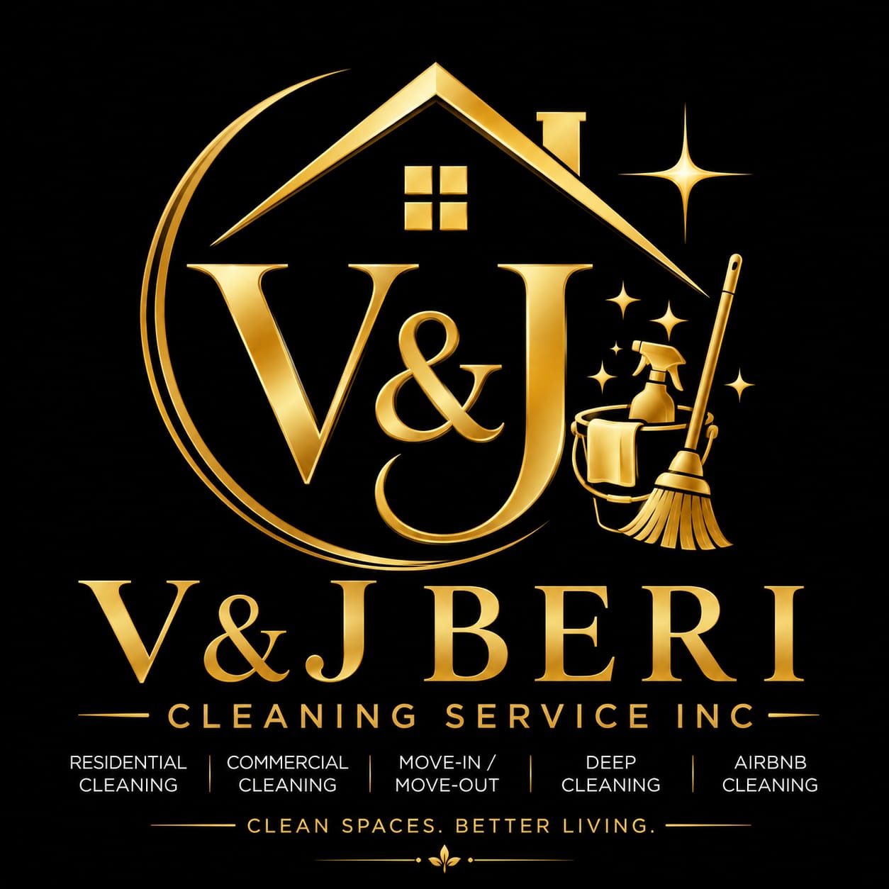 V&J Beri Cleaning Services Logo