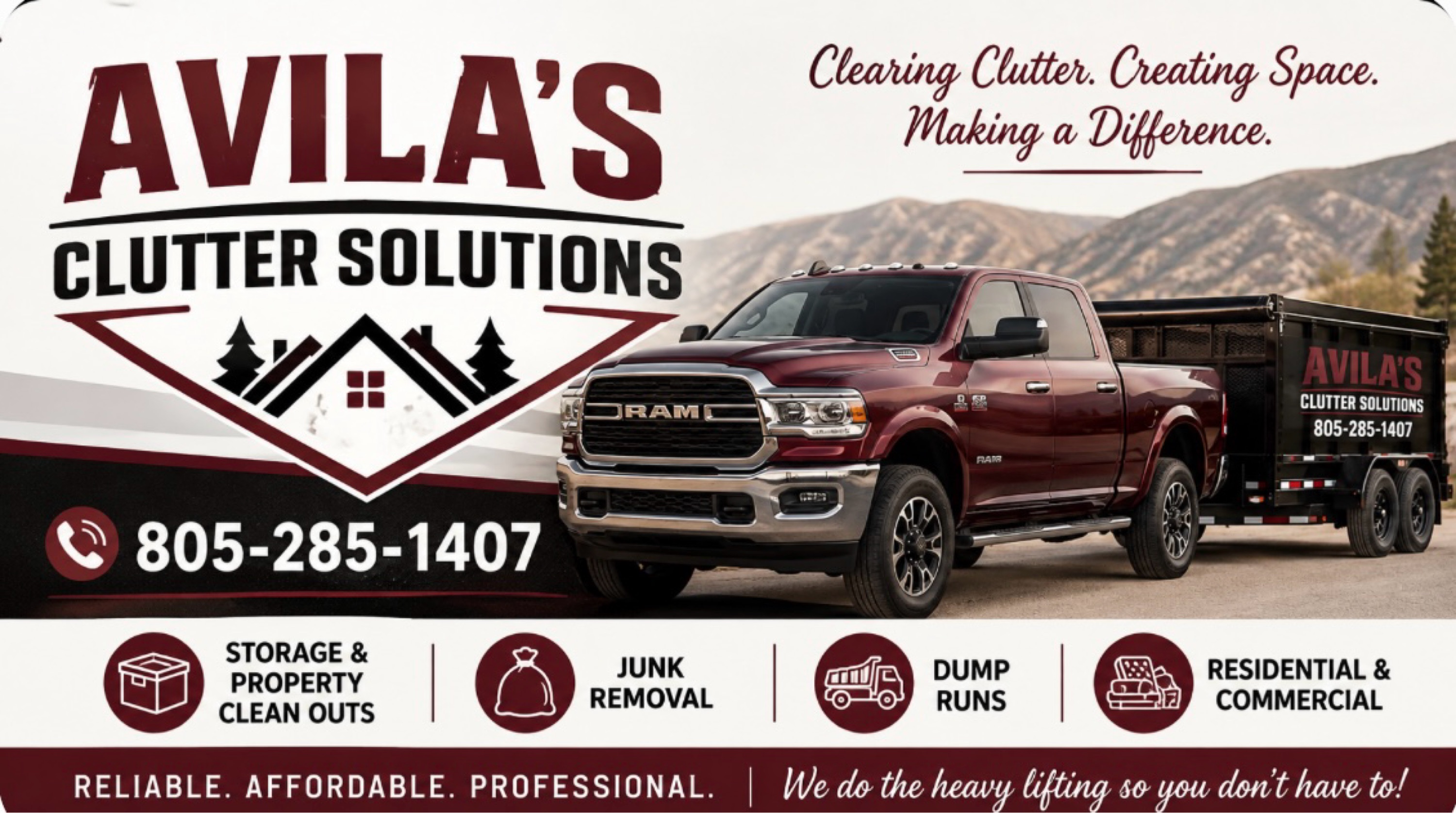 Avilas clutter solutions Logo