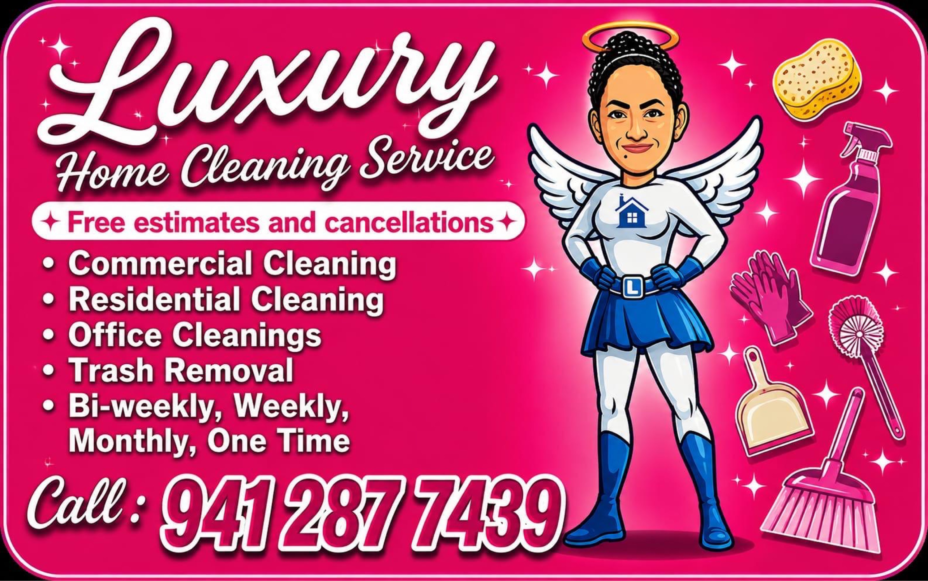 Luxury Home cleaning services Logo