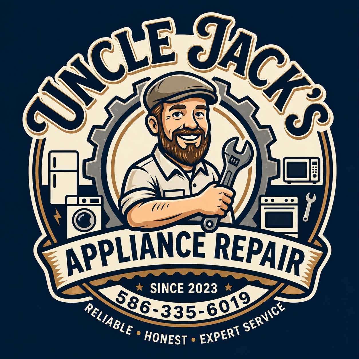 Uncle Jack's Appliance Repair Logo
