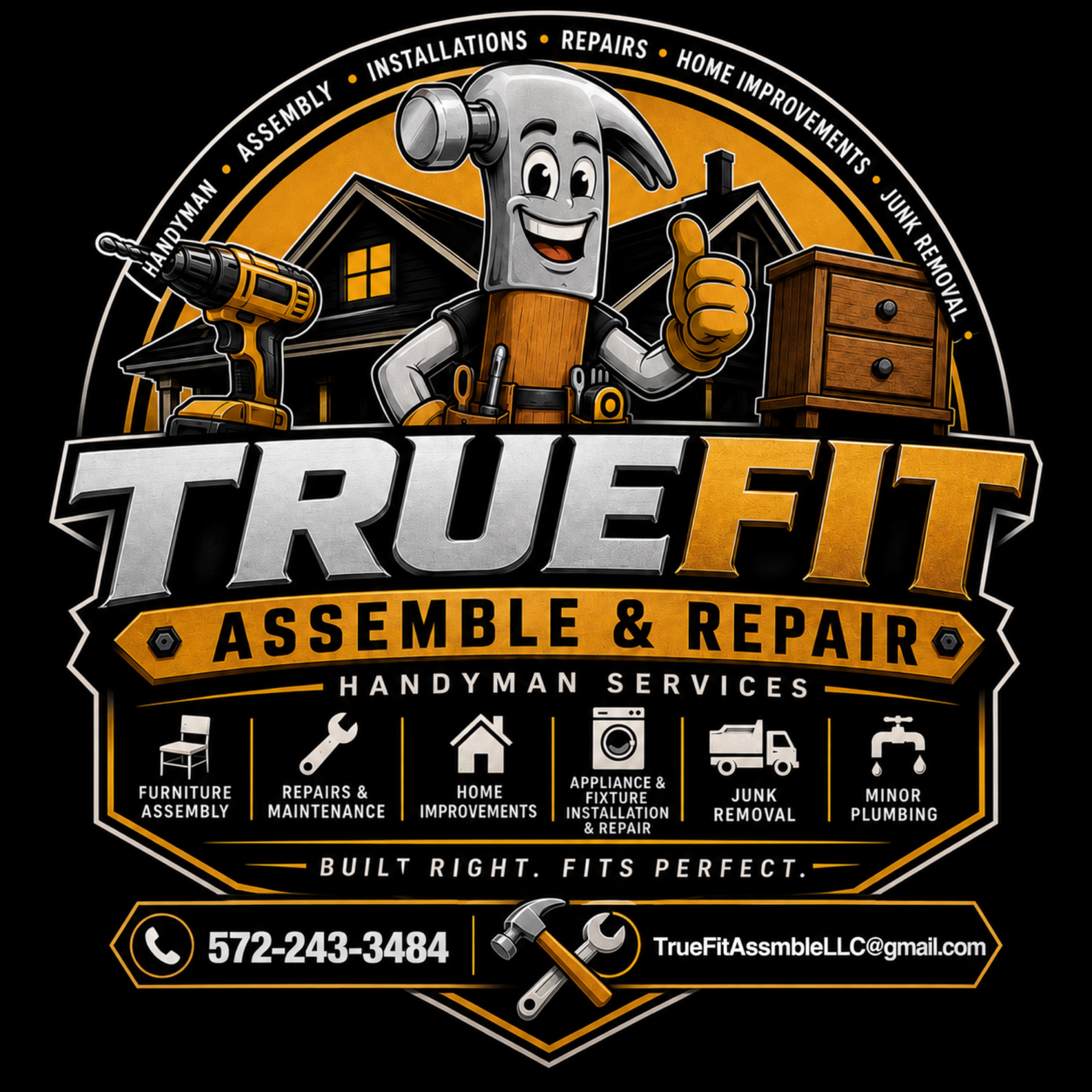 True Fit Assemble and Repair Logo