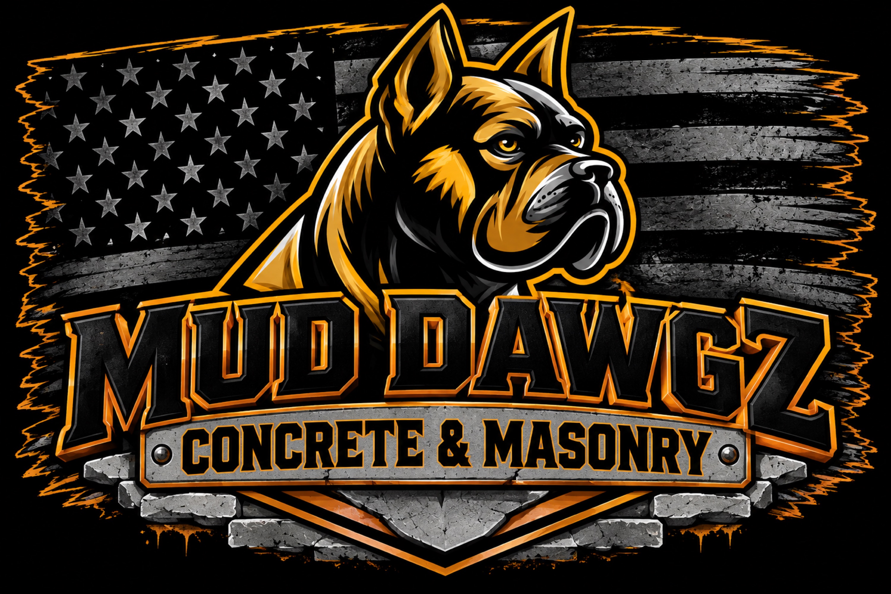 Mud Dawg Concrete Logo