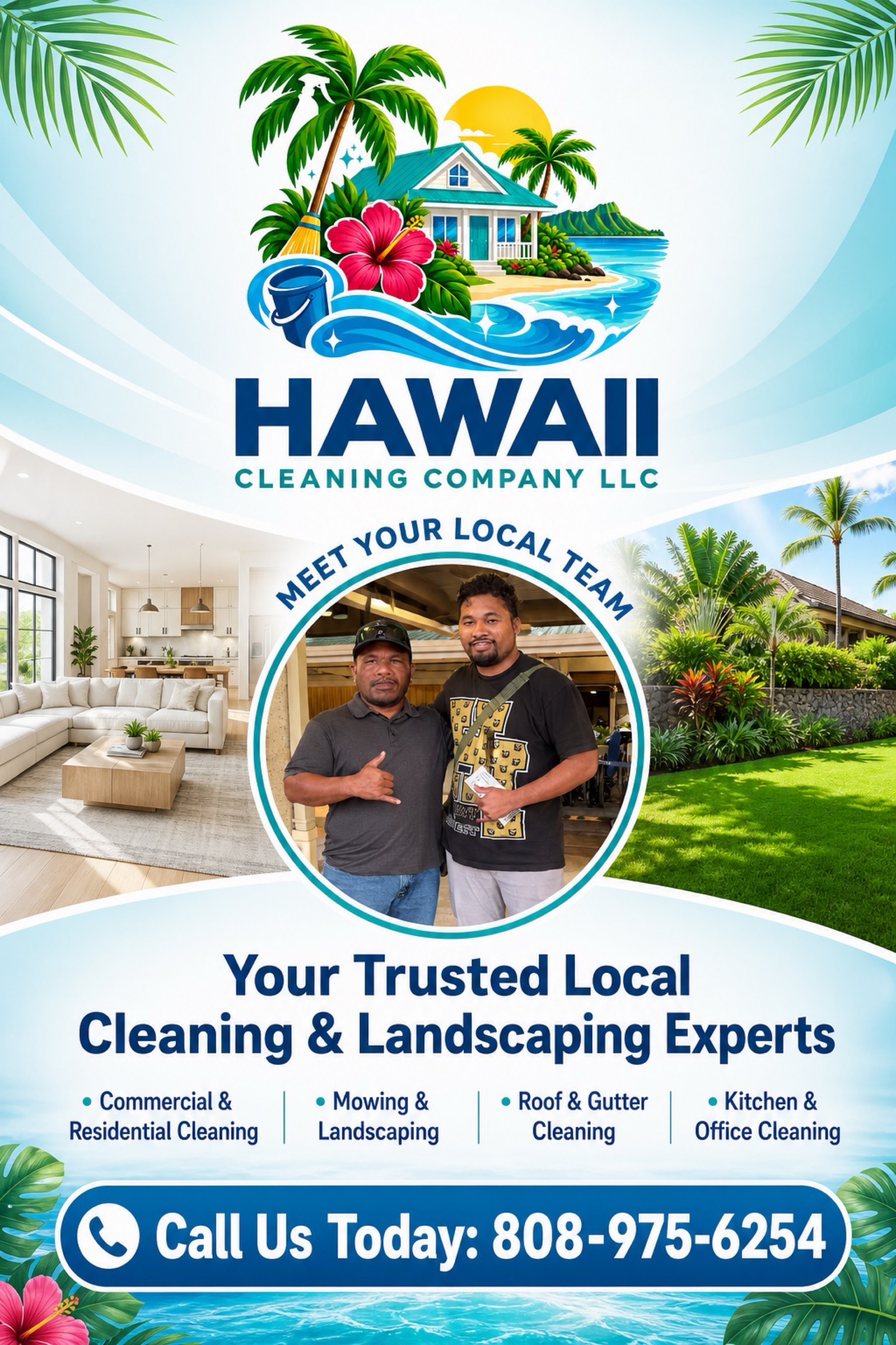 Hawaii Cleaning Company Logo