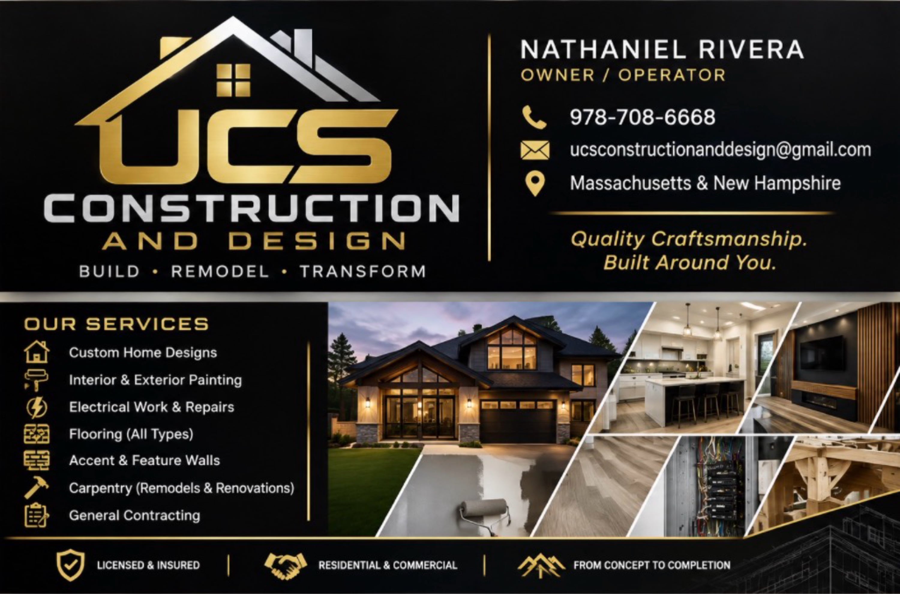 UCS Construction and Design Logo
