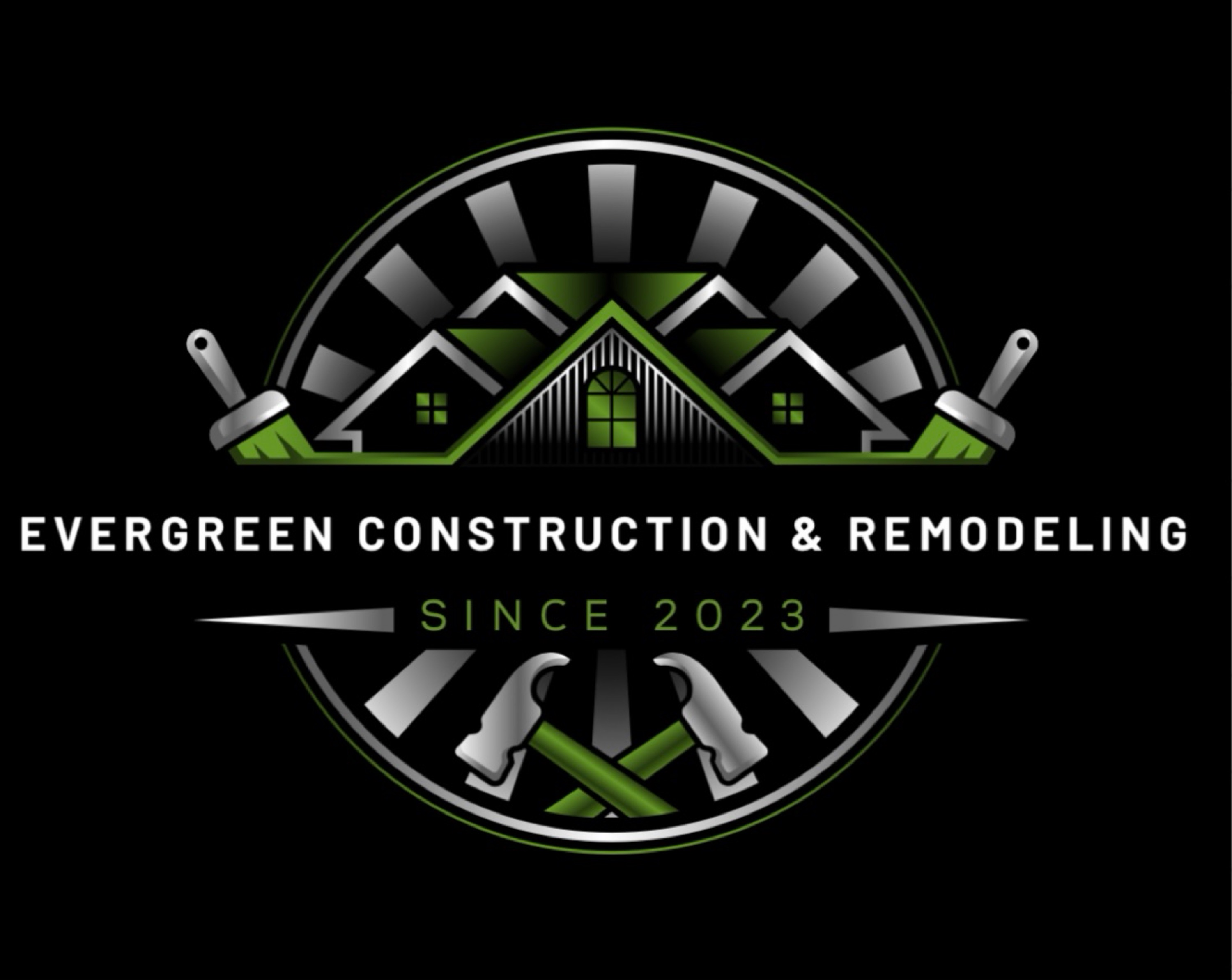 Evergreen construction and remodeling Logo