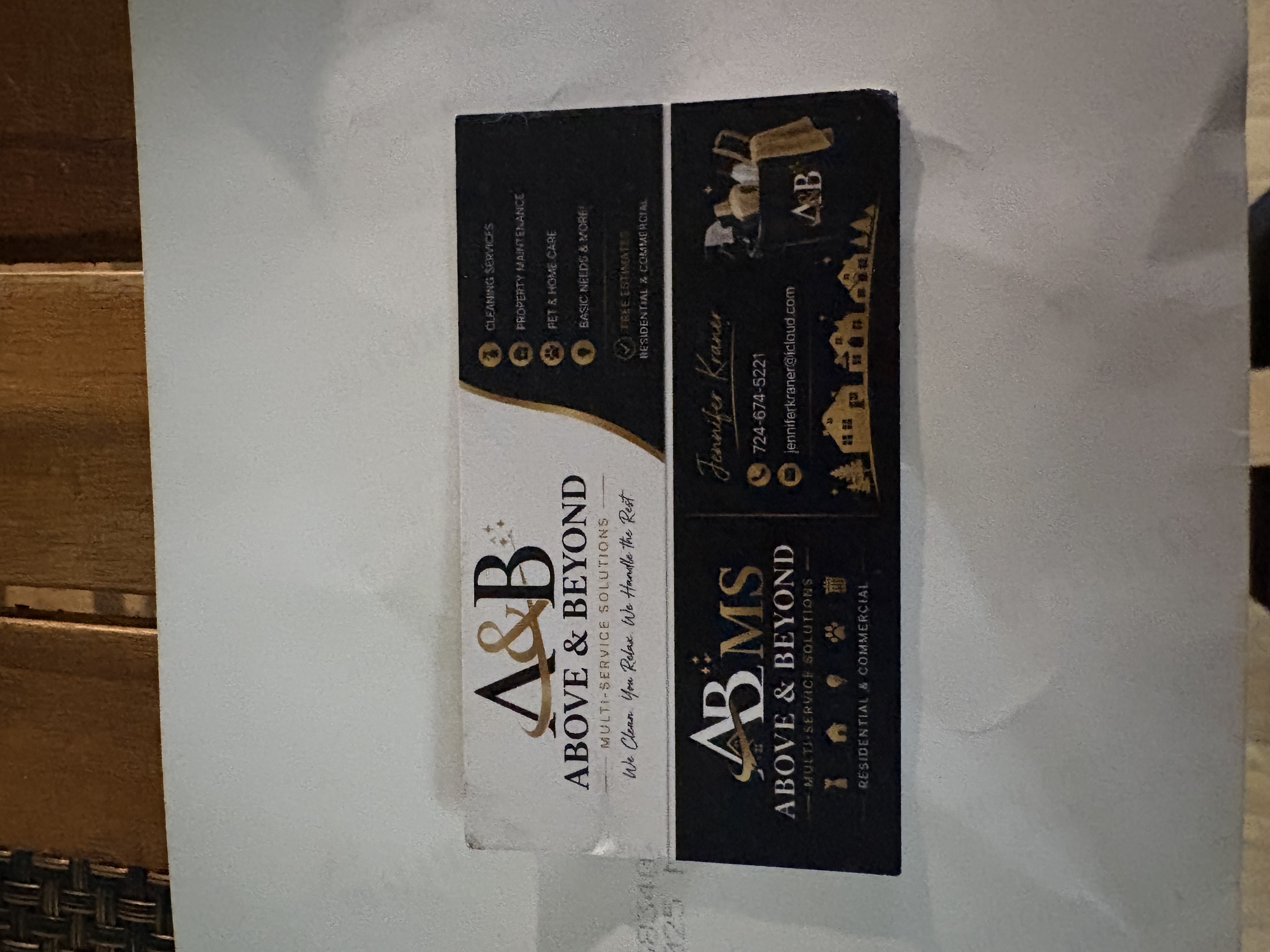 Above and beyond professional services Logo