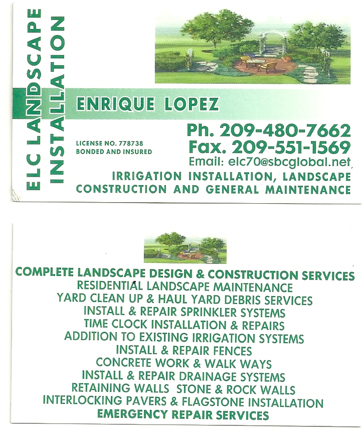 ELC Landscape Installation Logo