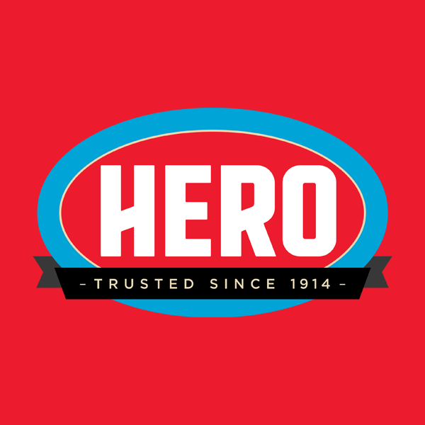 Hero Plumbing Heating & Cooling Logo