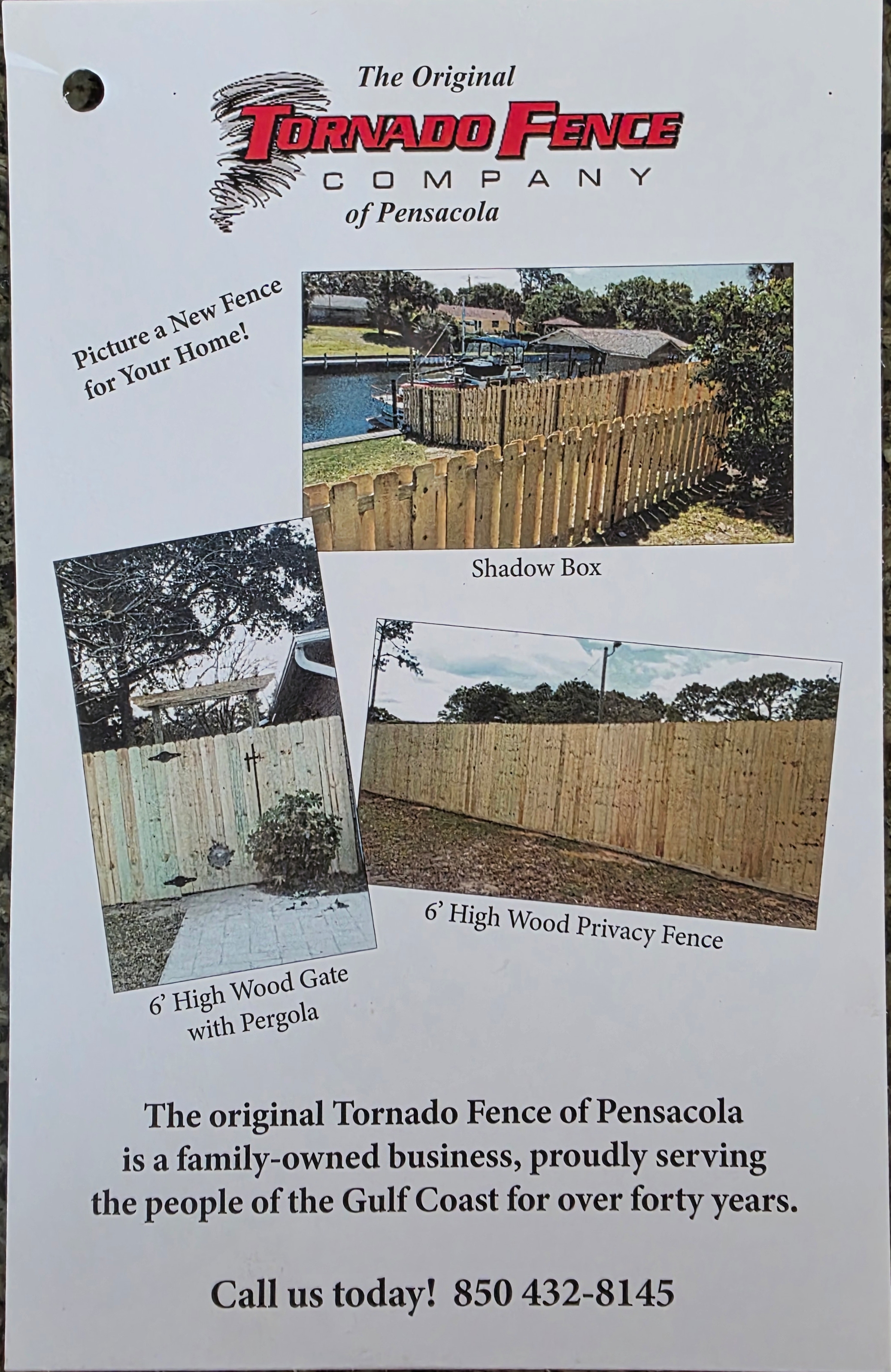 Tornado Fence Company Logo