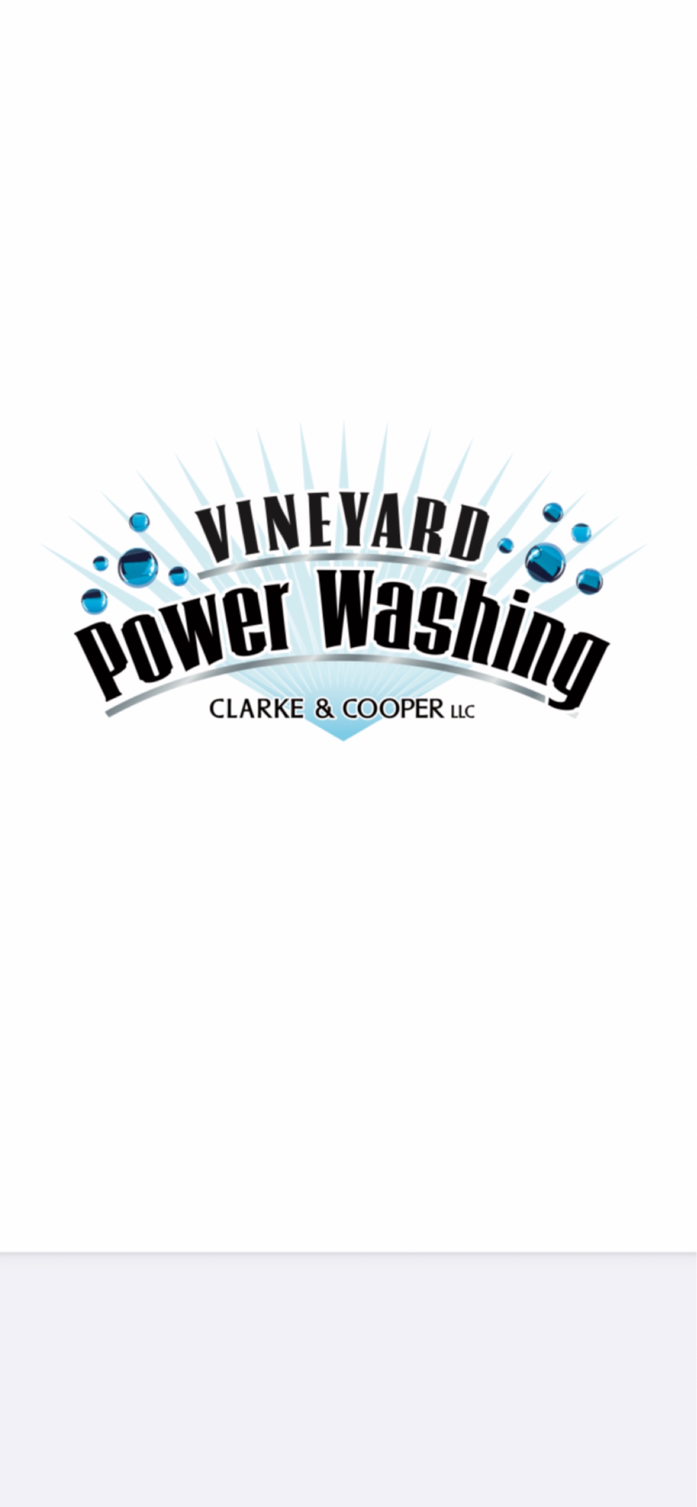 Vineyard Power Washing Logo
