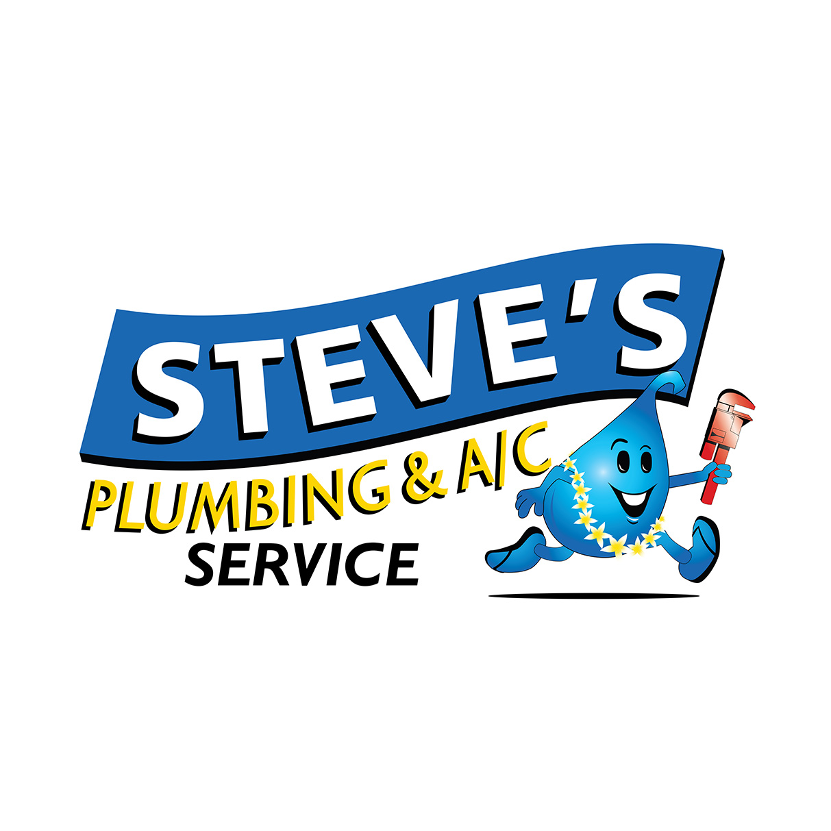 Steve's Plumbing Service Logo