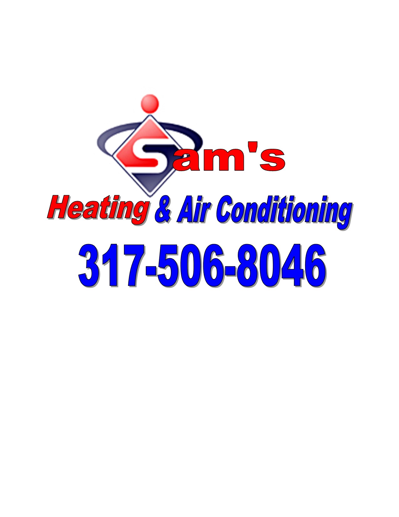Sam's Heating and Air Conditioning Logo