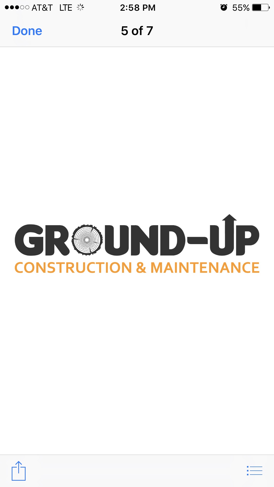 Ground-Up Construction and Maintenance, LLC Logo