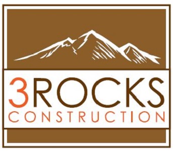 3 Rocks Construction Logo