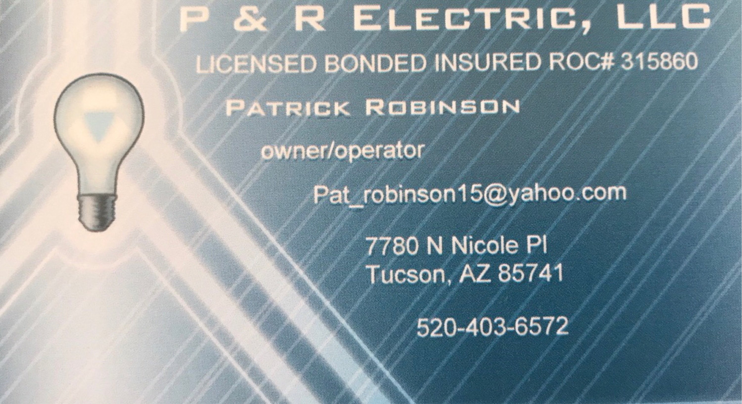 P & R Electric, LLC Logo
