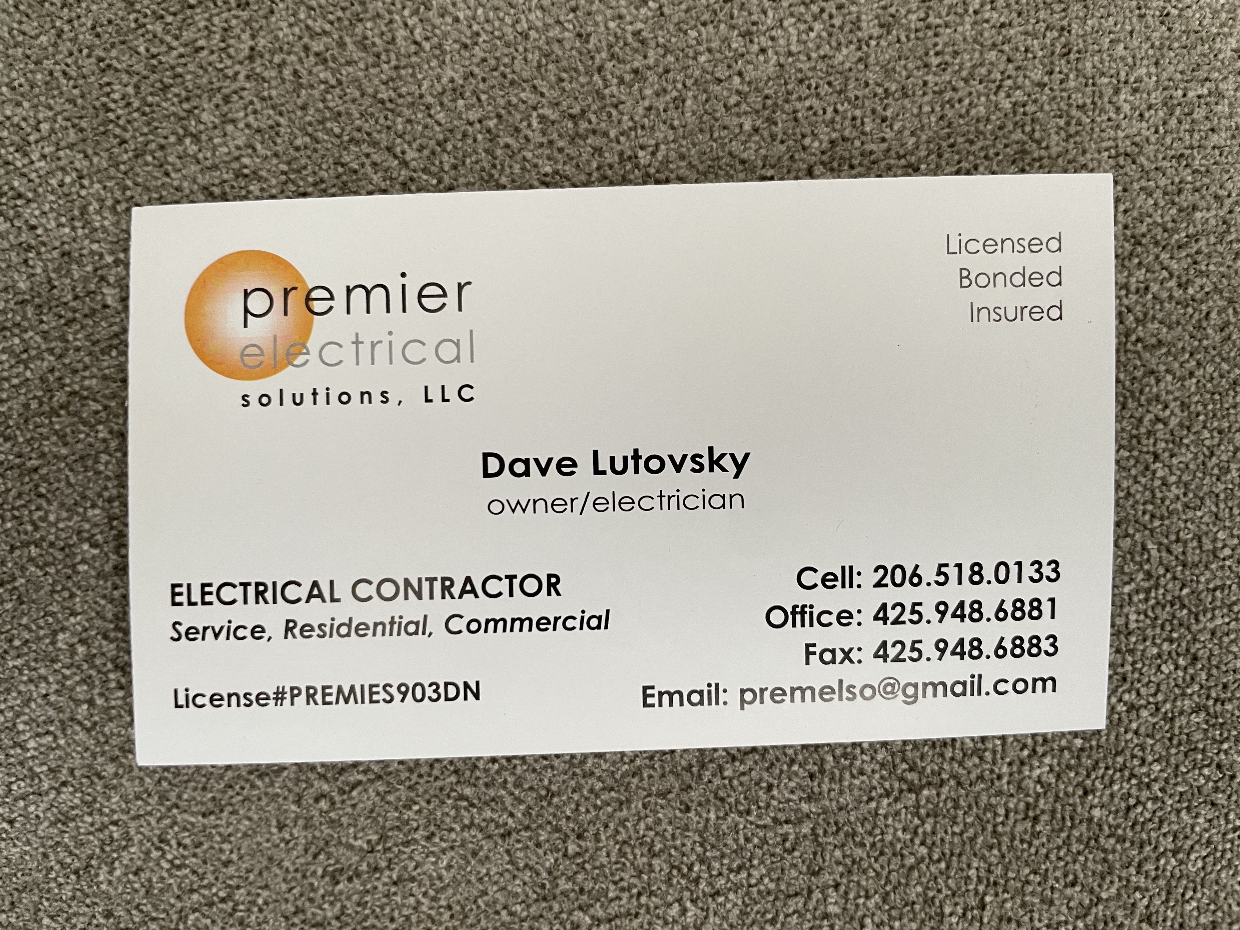 Premier Electrical Solutions Logo