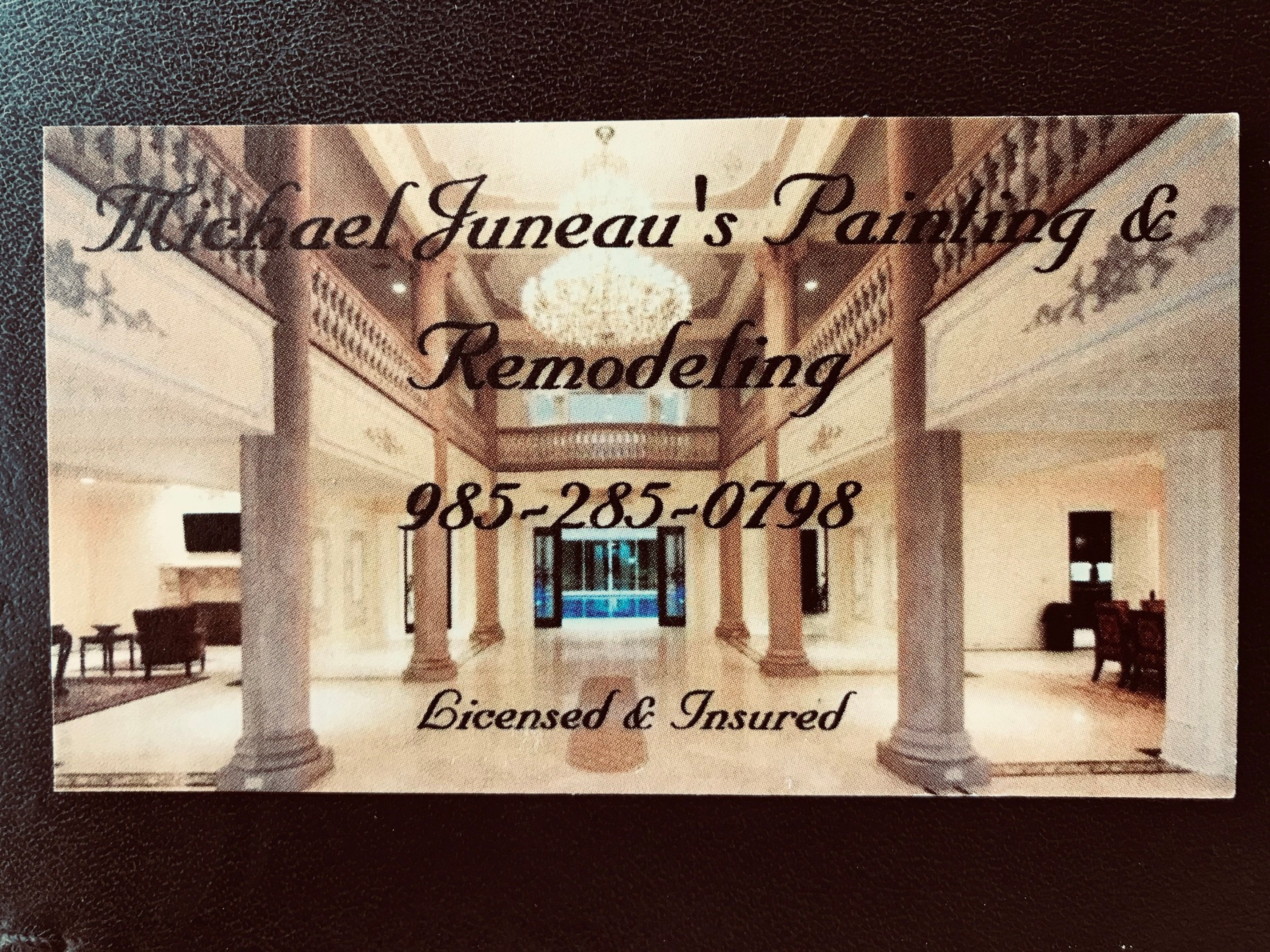 Michael Juneaus Painting & Remodeling Logo