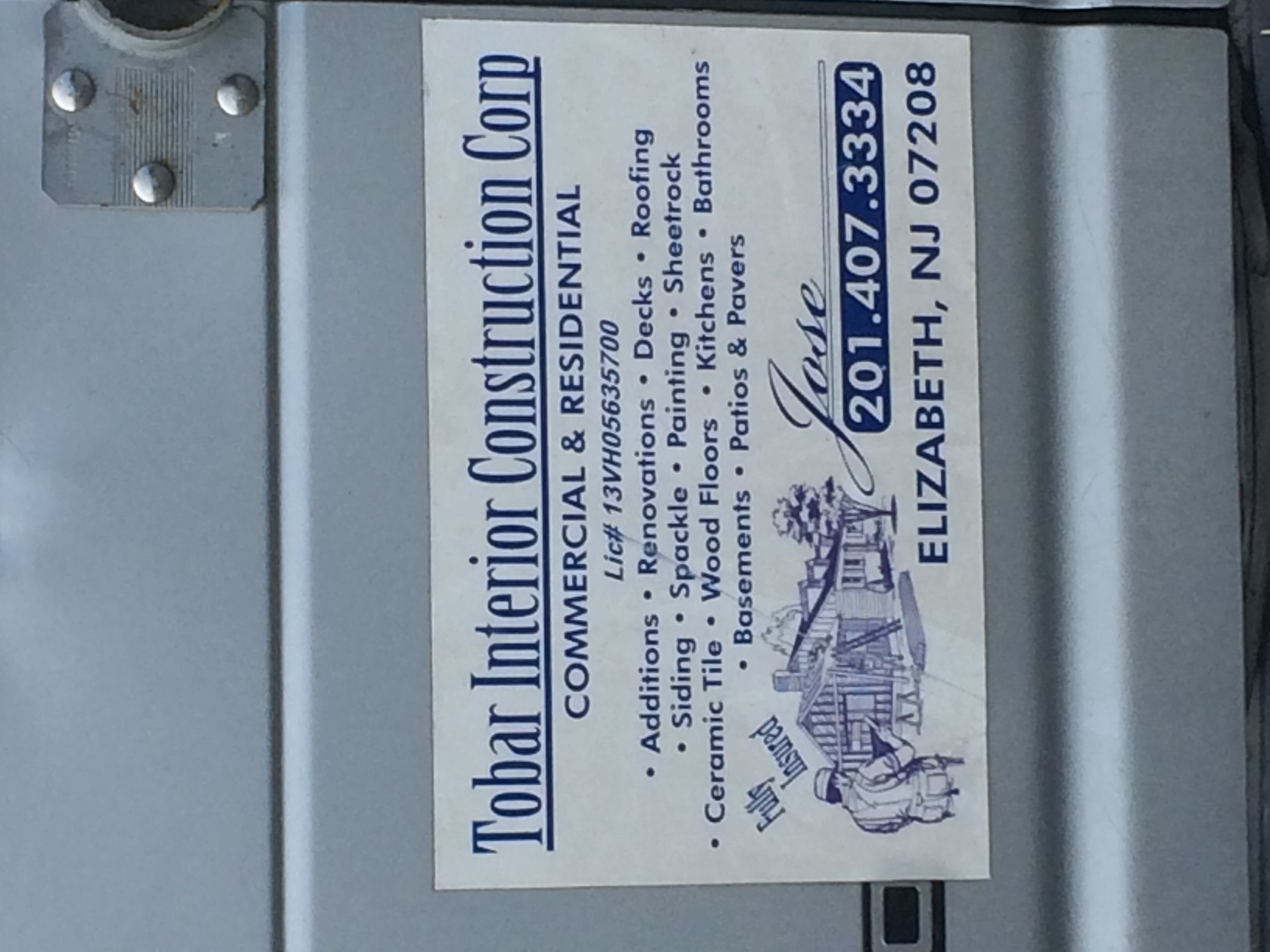 Tobar Interior Construction Corp. Logo