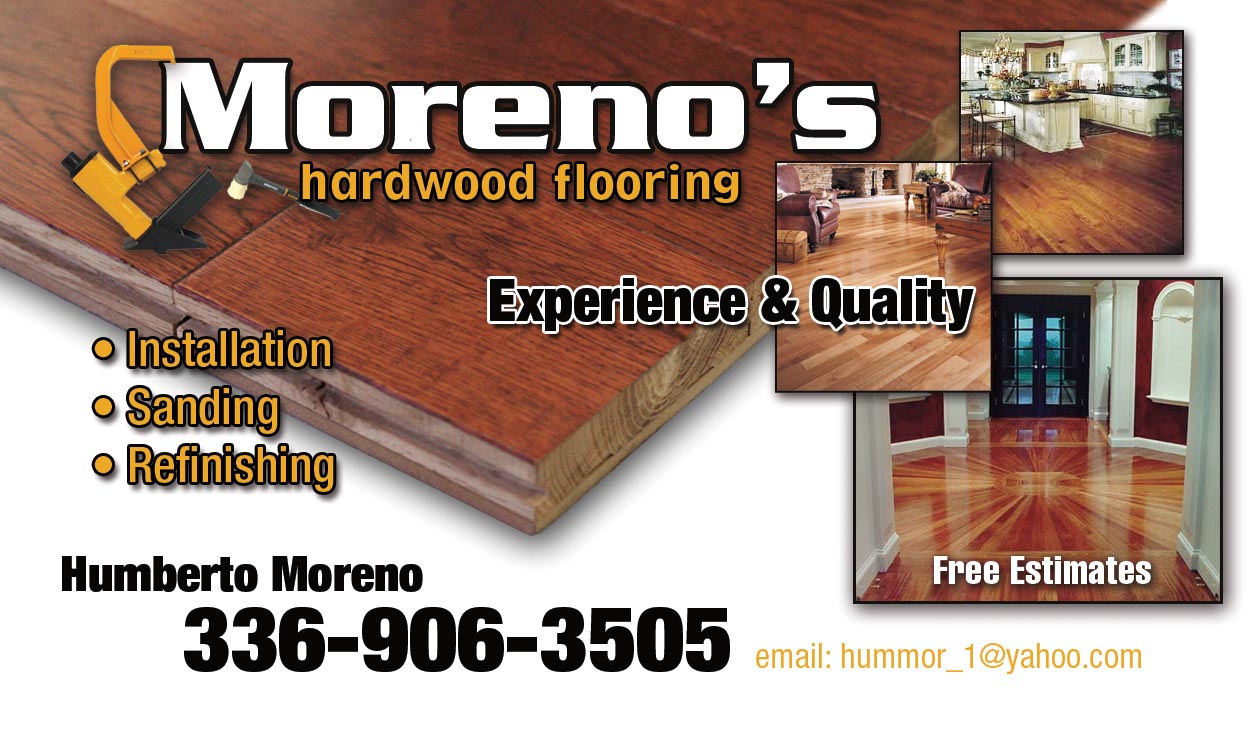 Moreno's Hardwood Flooring Logo
