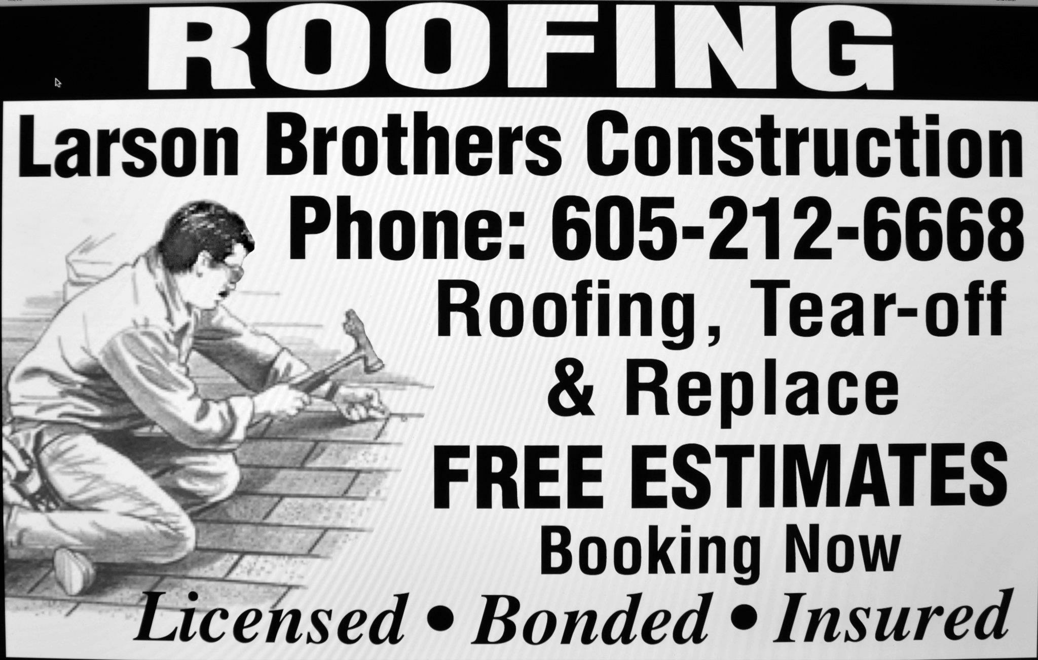 Larson Brothers Roofing Logo