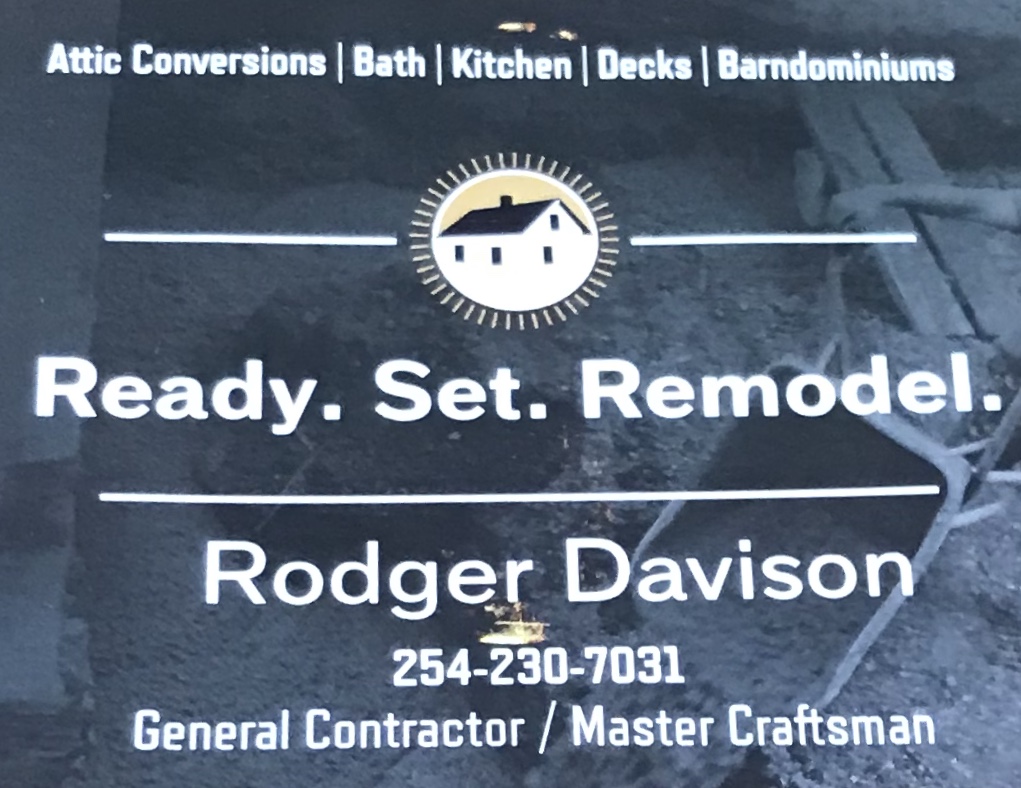 Rodger Davison Construction Logo