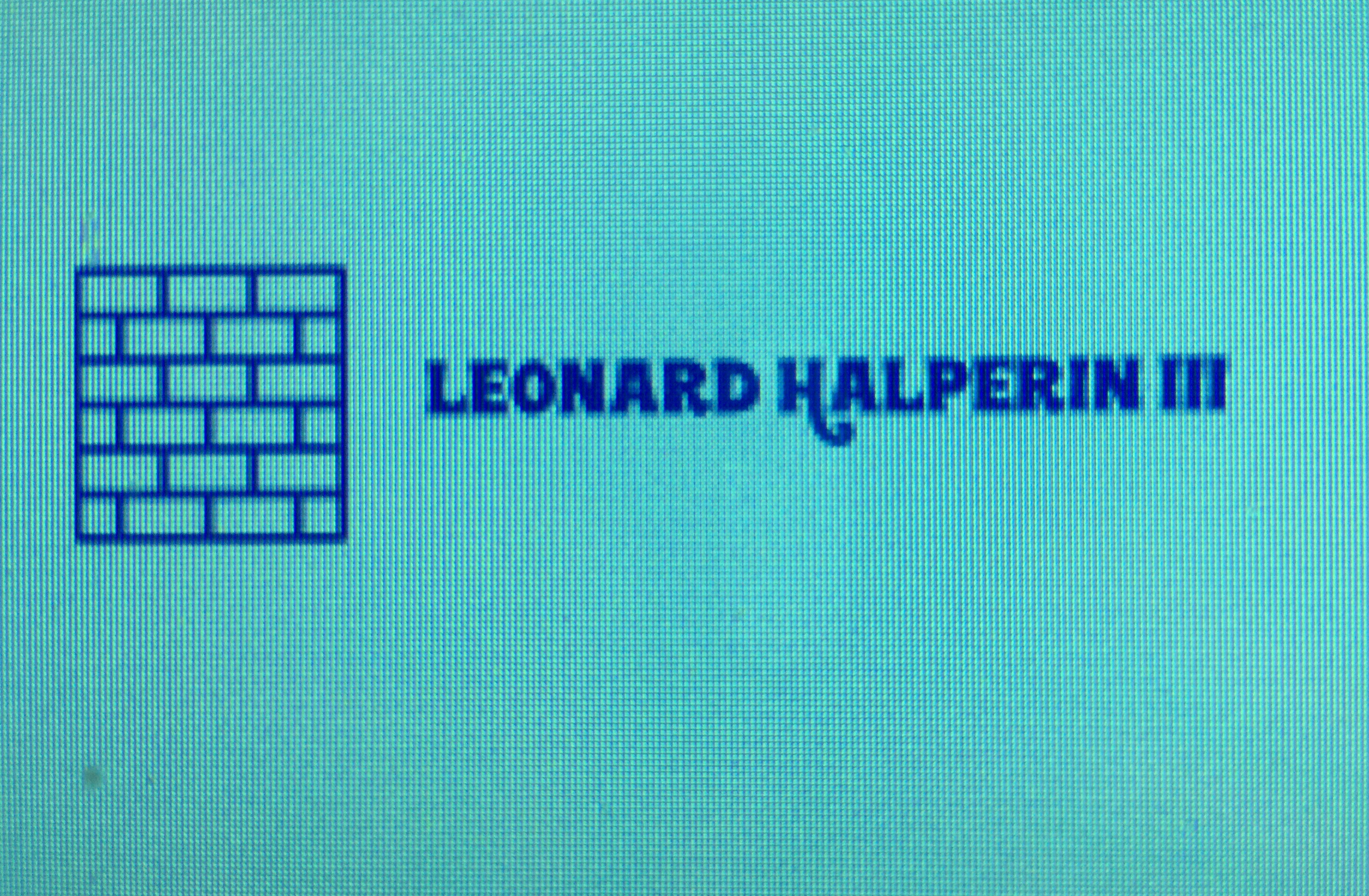 Leonard Halperin III Logo