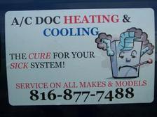 A/C Doc Heating & Cooling Logo