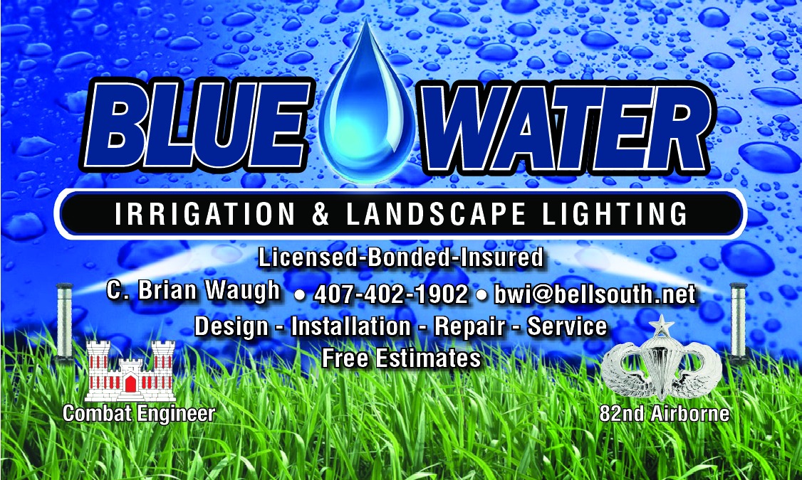 Blue Water Irrigation, Inc. Logo