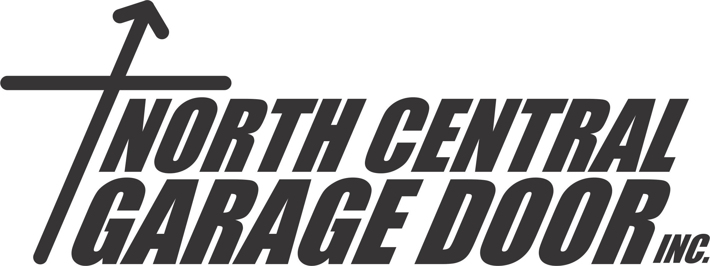 North Central Garage Door, Inc. Logo