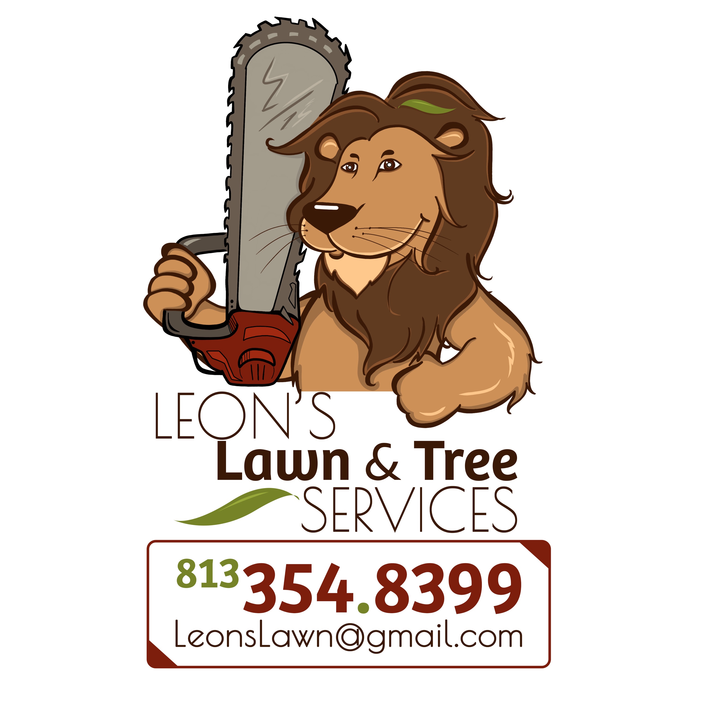 Leon's Lawn & Landscaping Logo