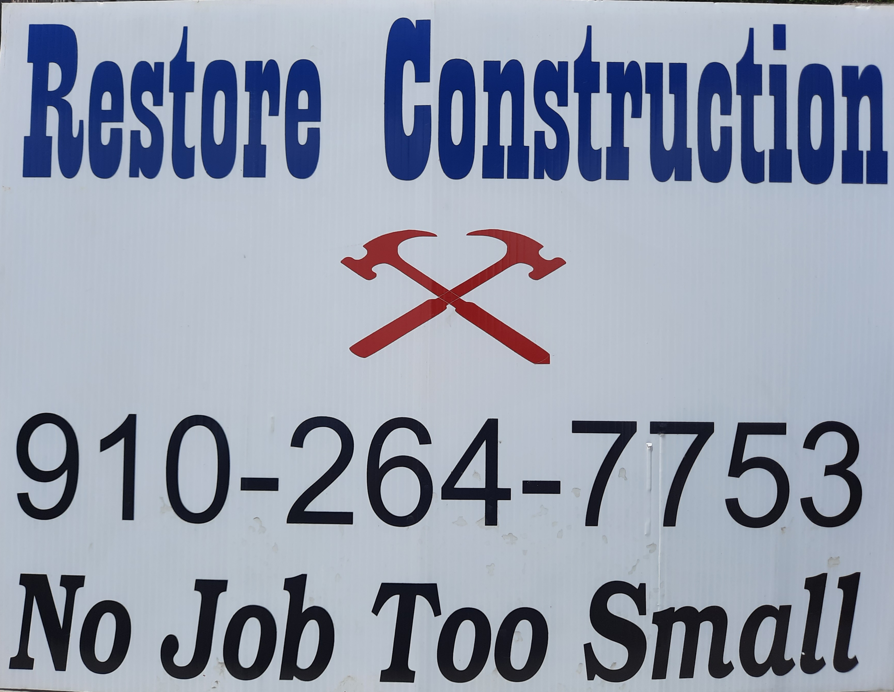 Restore Construction Logo