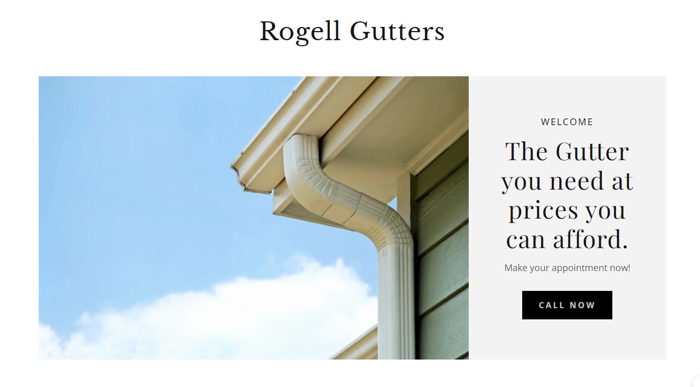 Rogell Gutters Logo
