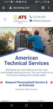 American Technical Services Heating & Air Conditioning Logo