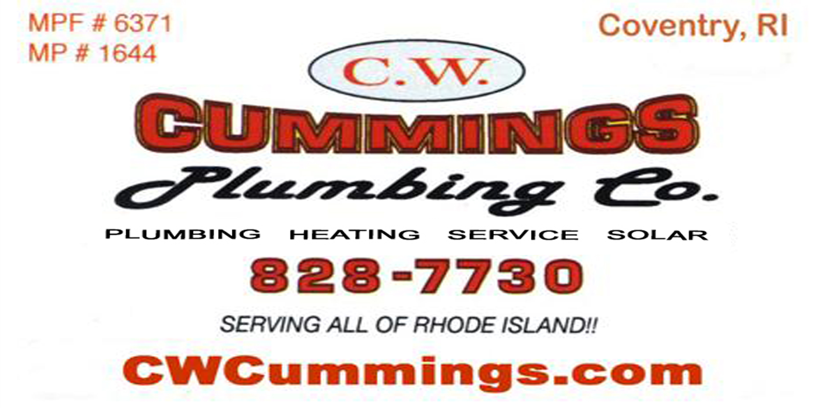 CW Cummings Plumbing Company Logo