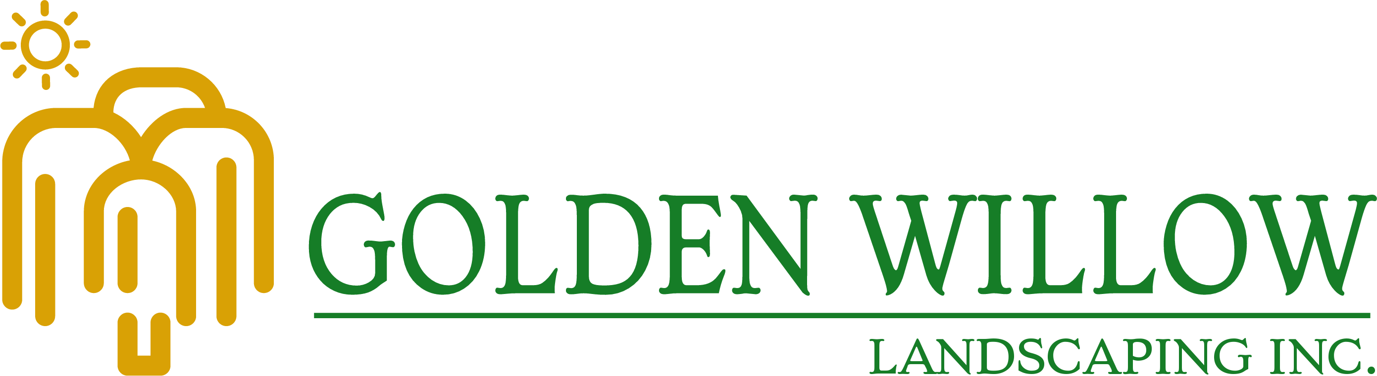 Golden Willow Landscaping Logo
