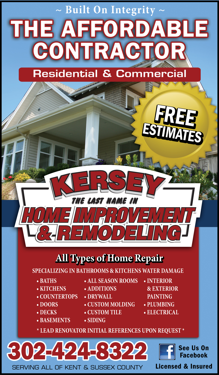 Kersey Home Improvement & Remodeling Logo