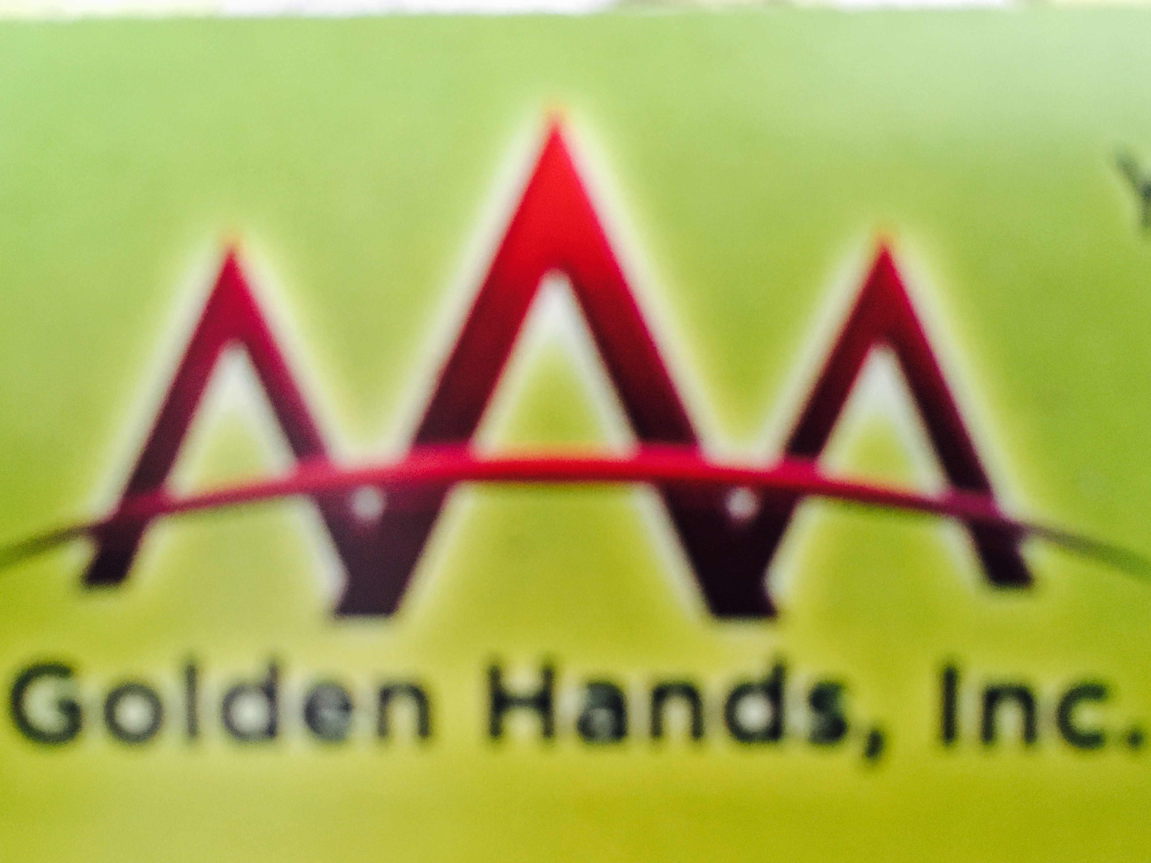 AAA Golden Hands - Unlicensed Contractor Logo