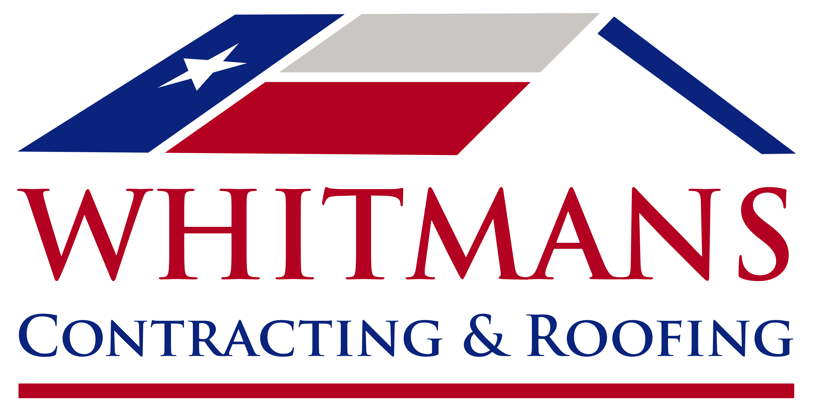 Whitman's Contracting and Roofing Logo